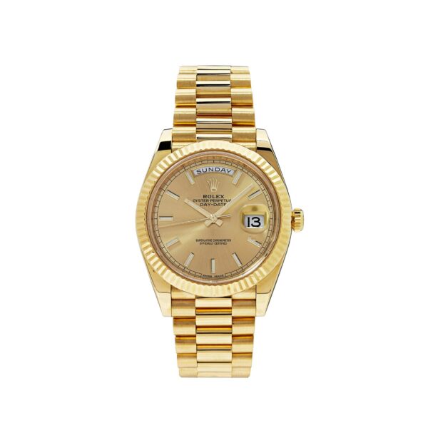 Rolex Day-Date 40 Yellow Gold Champagne Dial 228238