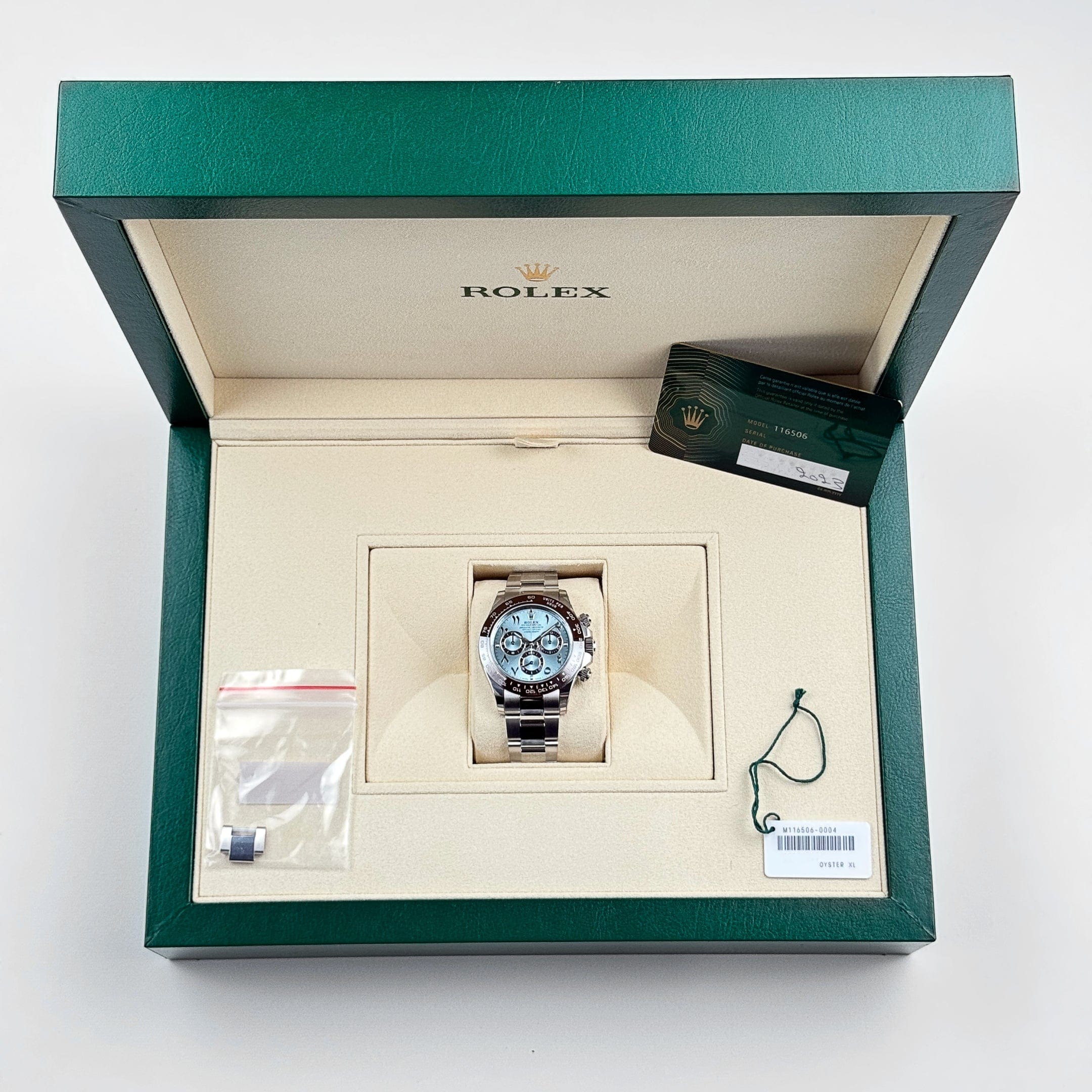 Rolex Daytona 116506 Platinum Ice Blue Arabic Dial - 图片 14