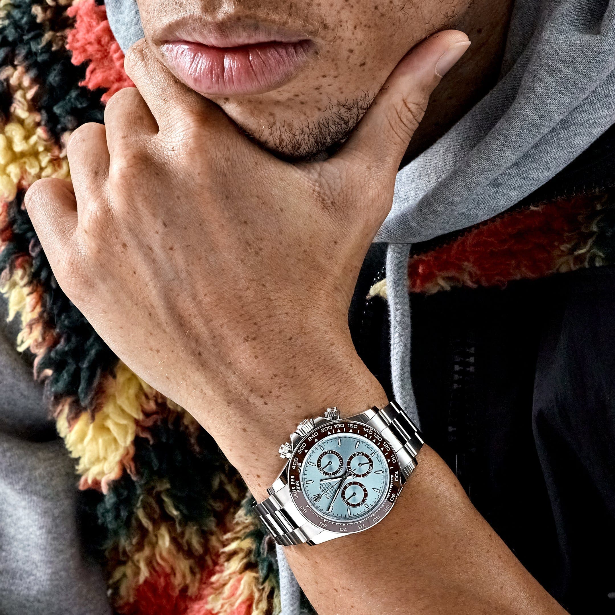 Rolex Daytona 126506 Platinum Ice Blue Baguette Dial (2024) - 图片 2