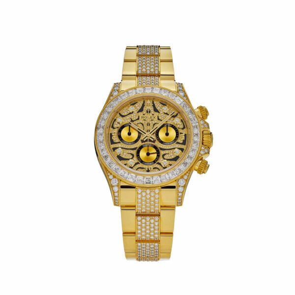 Rolex Daytona ‘Eye of the Tiger’ 116598TBR Yellow Gold Diamond Accents
