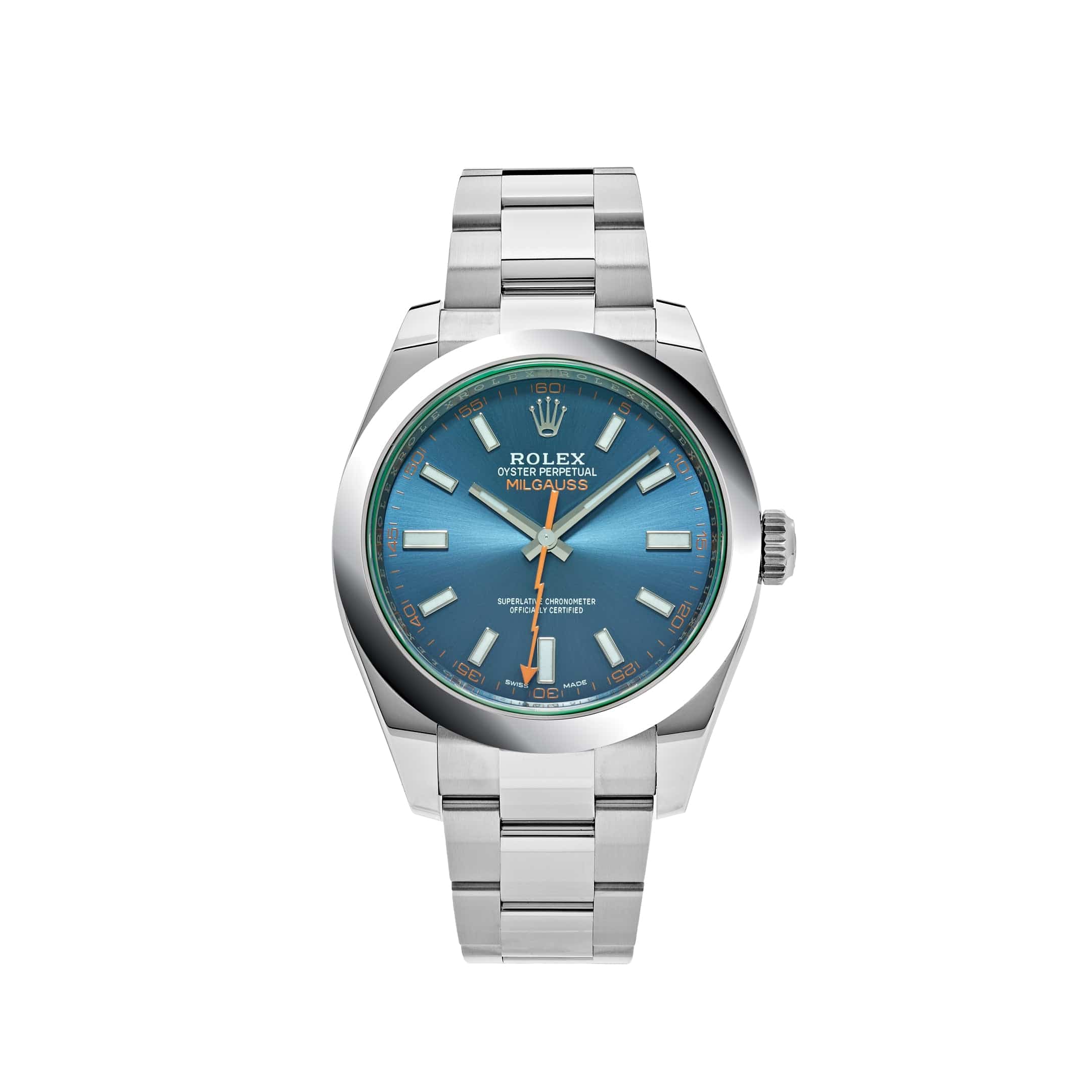 Rolex Milgauss 116400GV Stainless Steel Blue Dial (2021)