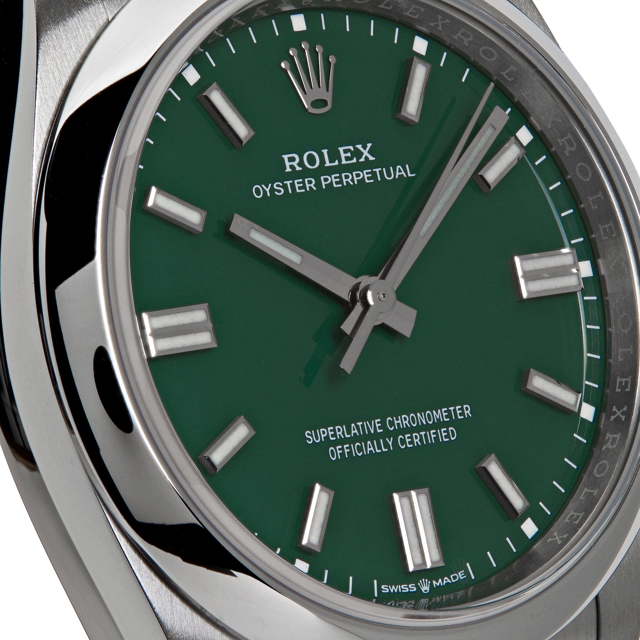Rolex Oyster Perpetual 36 126000 Stainless Steel Green Dial - 图片 3