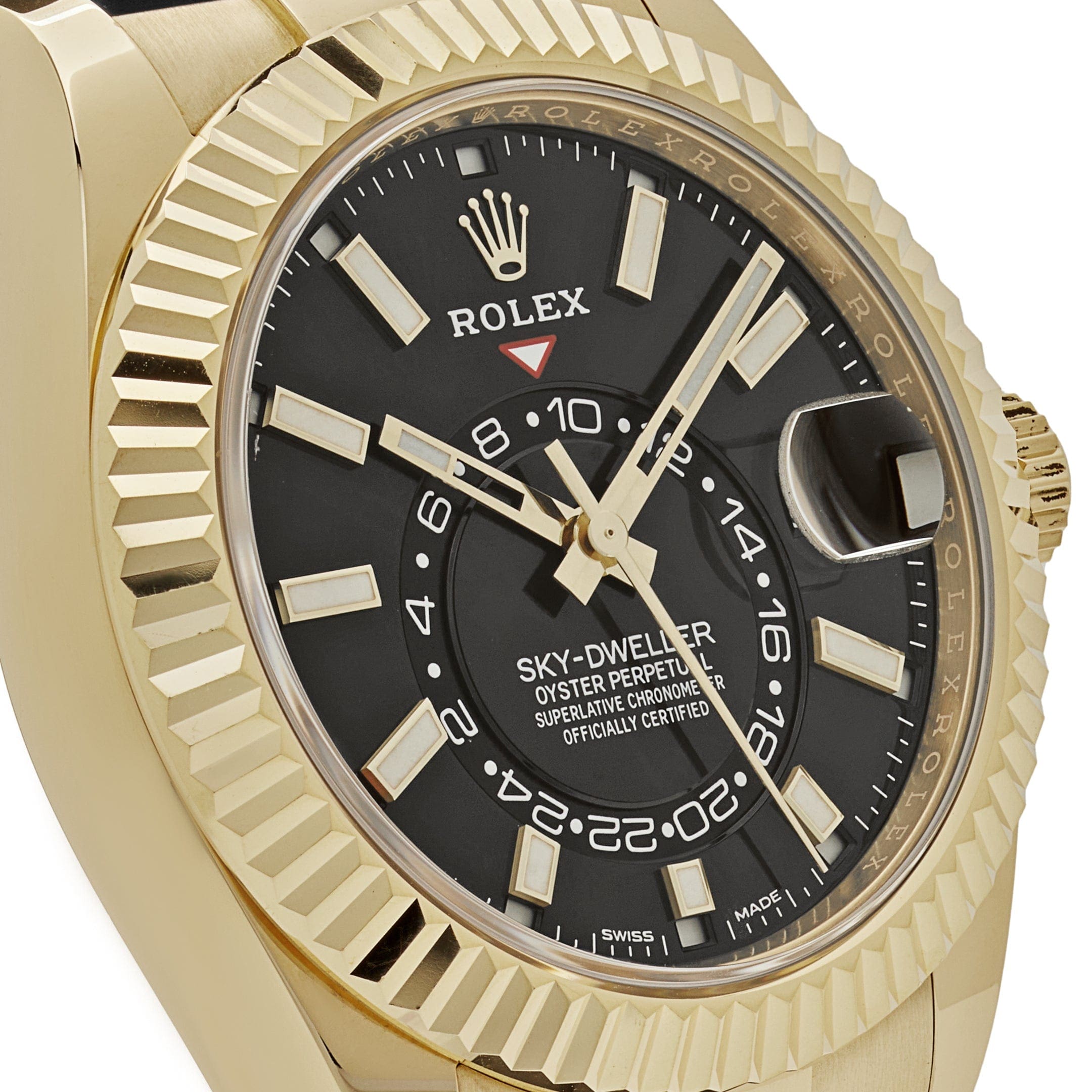 Rolex Sky-Dweller 326238 Yellow Gold Bright Black Dial - 图片 5