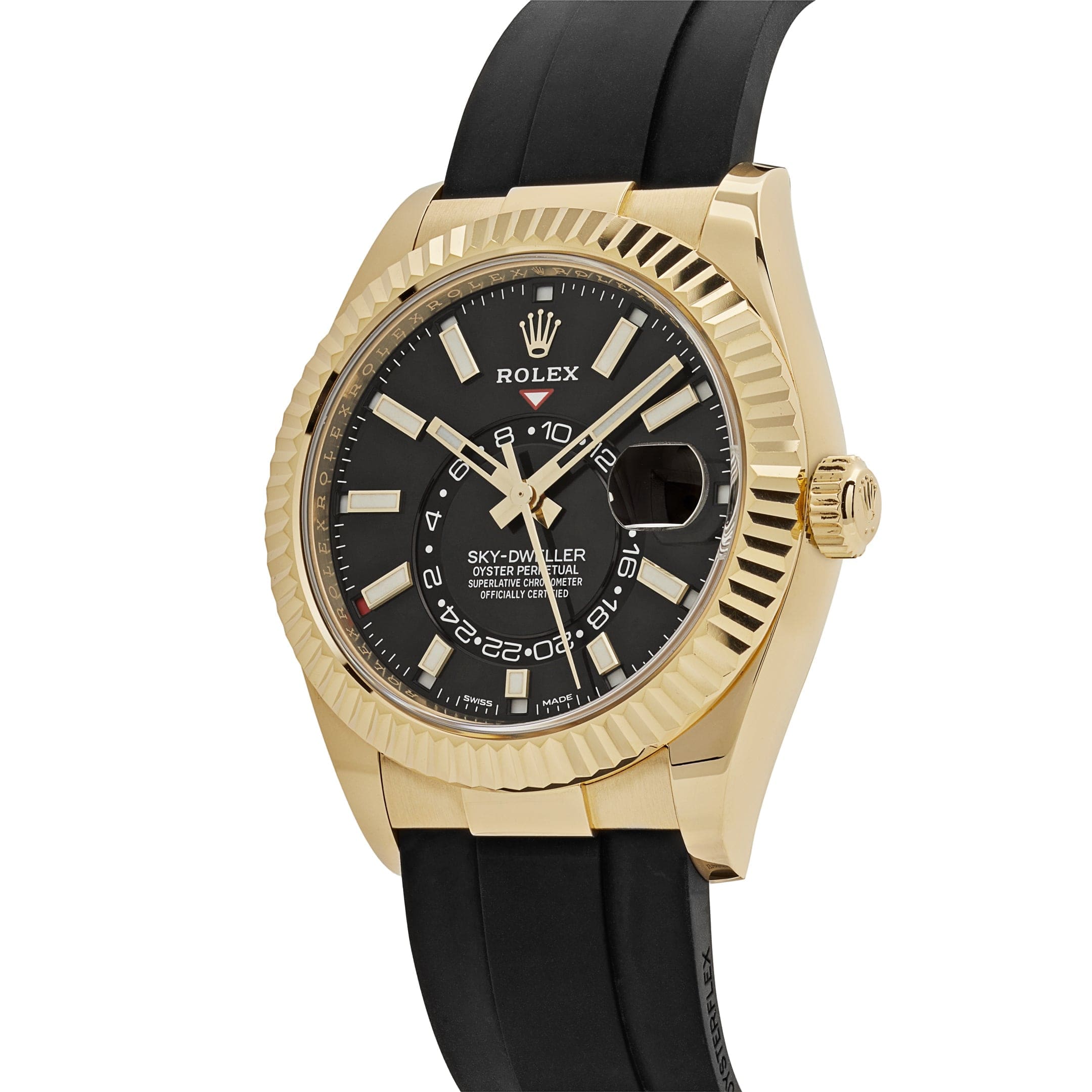 Rolex Sky-Dweller 326238 Yellow Gold Bright Black Dial - 图片 3