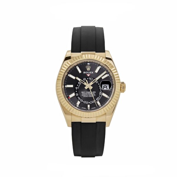 Rolex Sky-Dweller 326238 Yellow Gold  Bright Black Dial