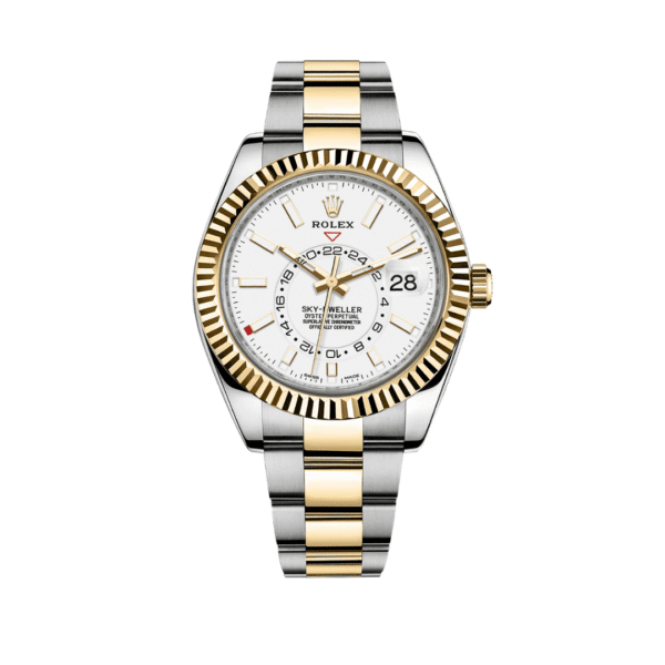 Rolex Sky-Dweller 326933 Stainless Steel Yellow Gold White Dial (2022)