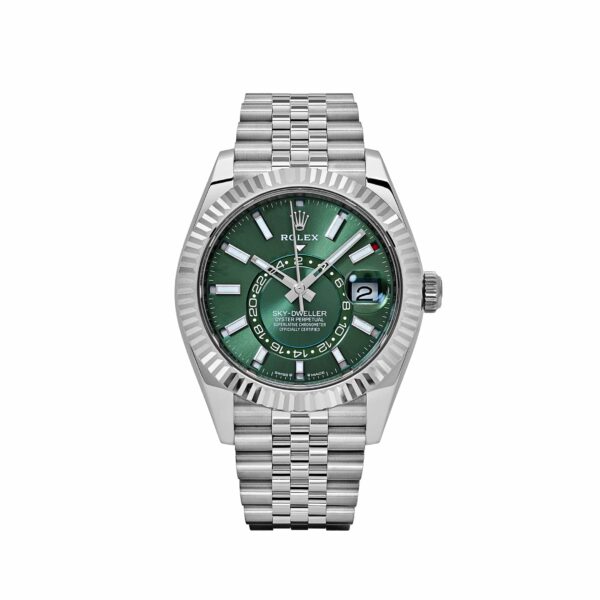 Rolex Sky-Dweller 336934 Stainless Steel Green Dial Jubilee (2025)