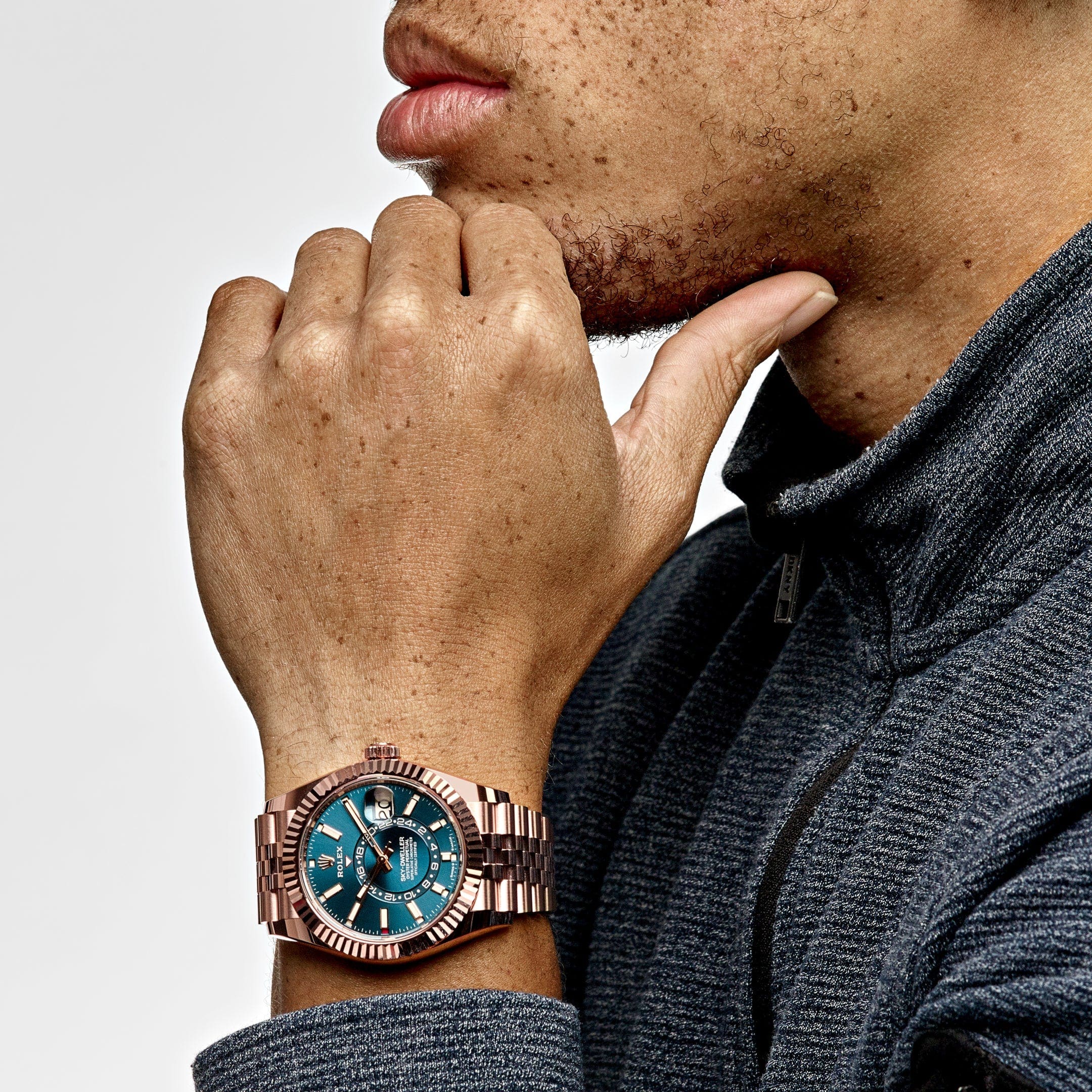 Rolex Sky-Dweller 336935 Everose Gold Blue Dial Jubilee - 图片 2