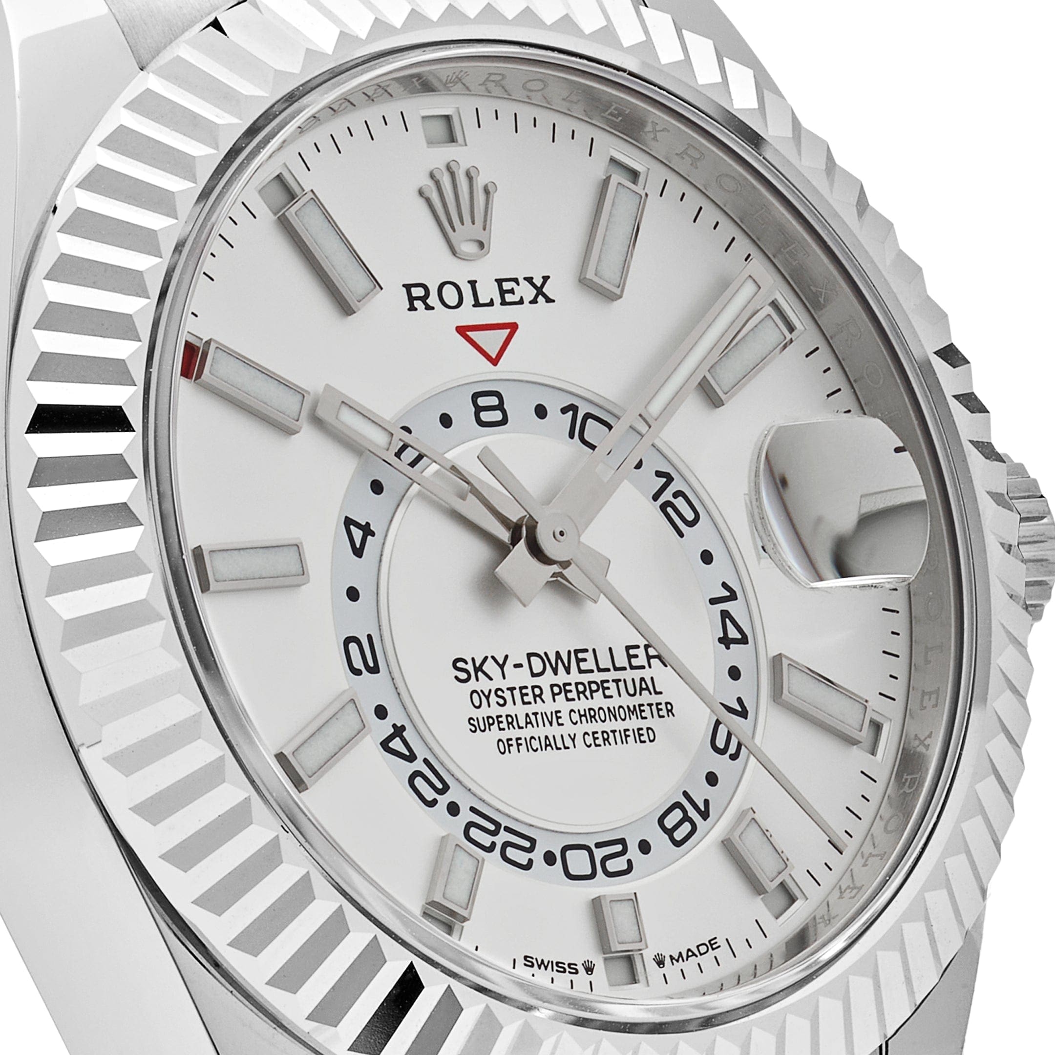 Rolex Sky-Dweller 336239 White Gold White Dial Oysterflex - 图片 5