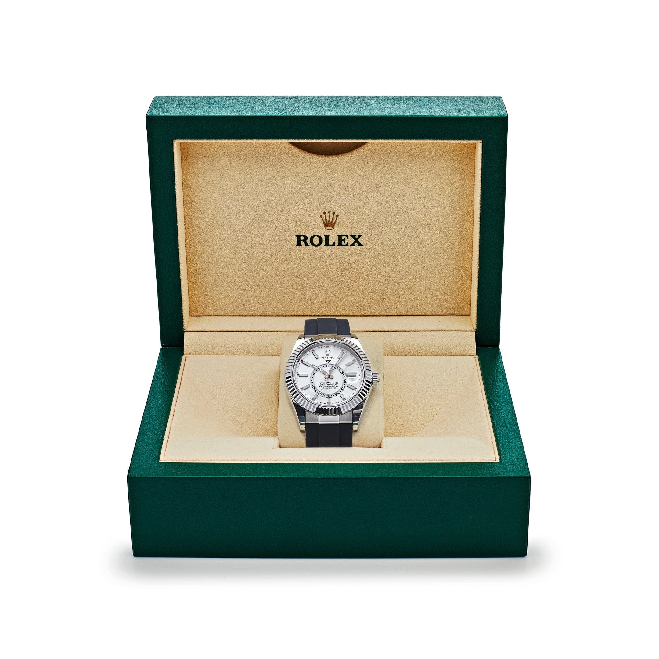 Rolex Sky-Dweller 336239 White Gold White Dial Oysterflex - 图片 7