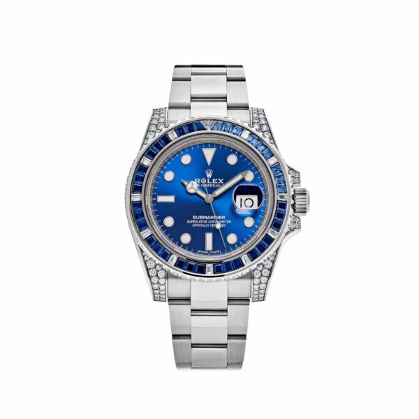 Rolex Submariner Date 116659SABR White Gold Blue Dial Sapphire Diamond Bezel