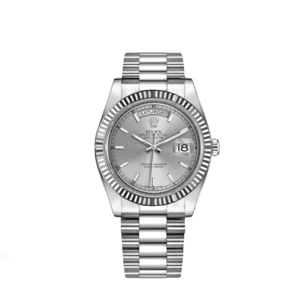 Rolex Day-Date 36 218239 White Gold Silver Dial (2022)