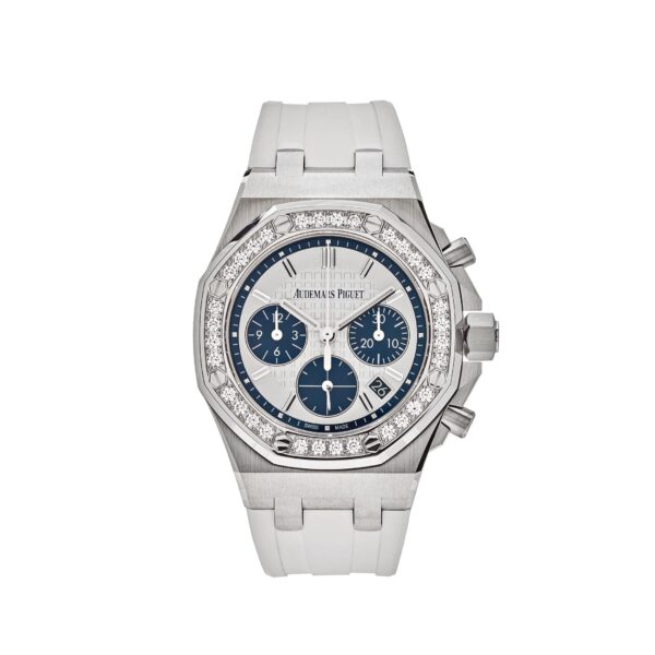 Audemars Piguet Royal Oak Offshore 26231ST.ZZ.D010CA.01.A Chronograph Stainless Steel Silver Dial Diamond Bezel (2022)