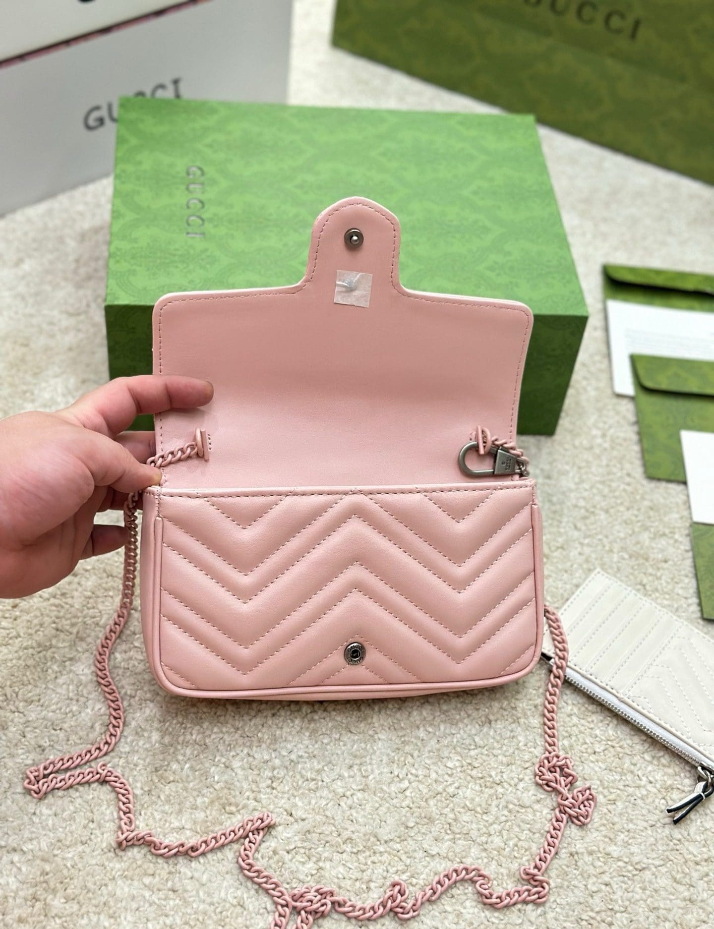 GUCCI MARMONT MINI BAG - 图片 9