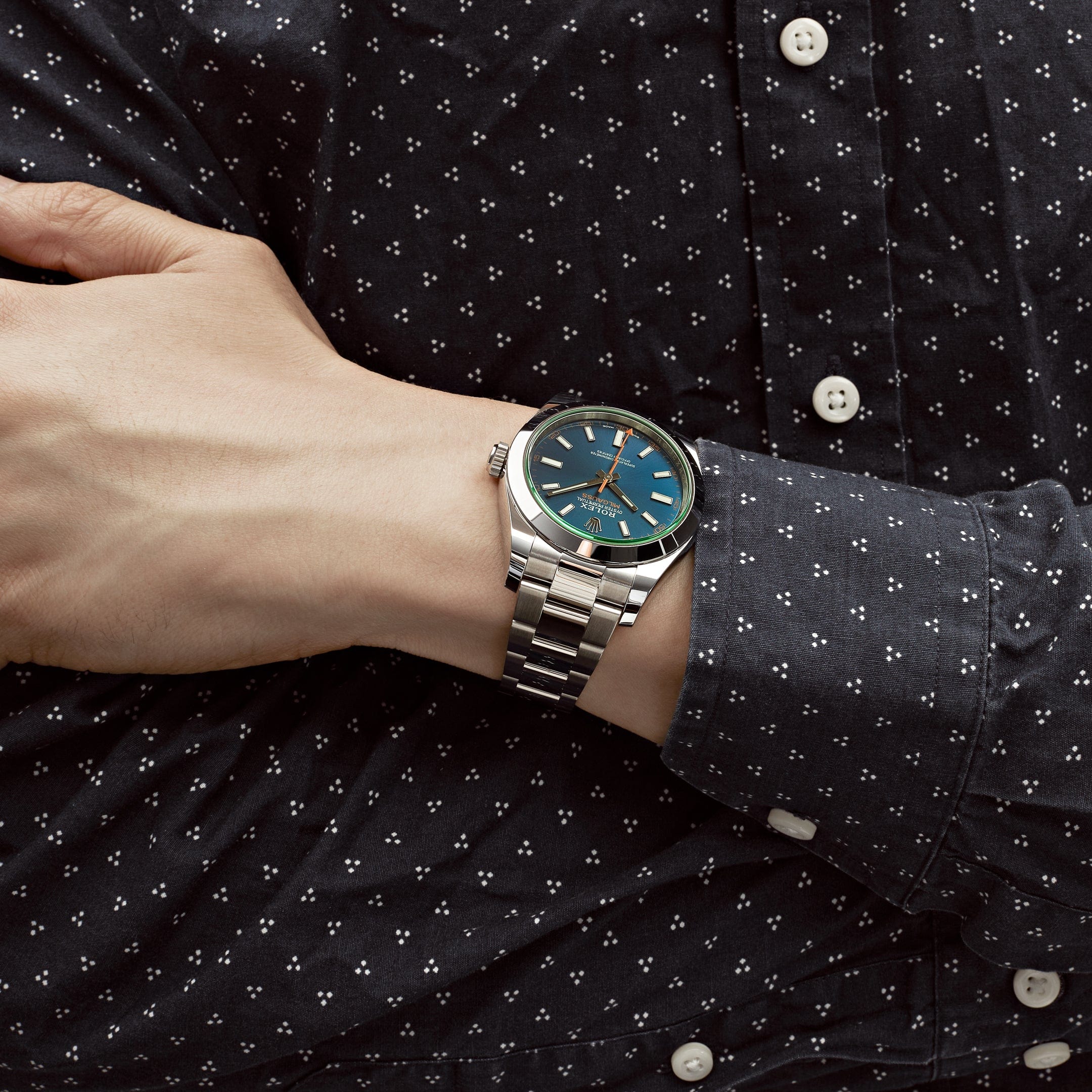 Rolex Milgauss 116400GV Stainless Steel Blue Dial (2021) - 图片 2