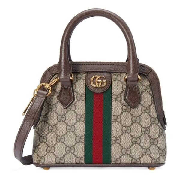 GUCCI OPHIDIA GG MINI TOP HANDLE BAG