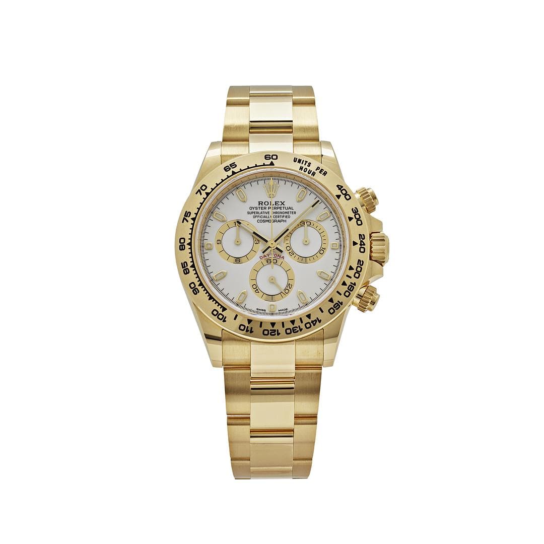 Rolex Daytona 116508 Yellow Gold White Dial